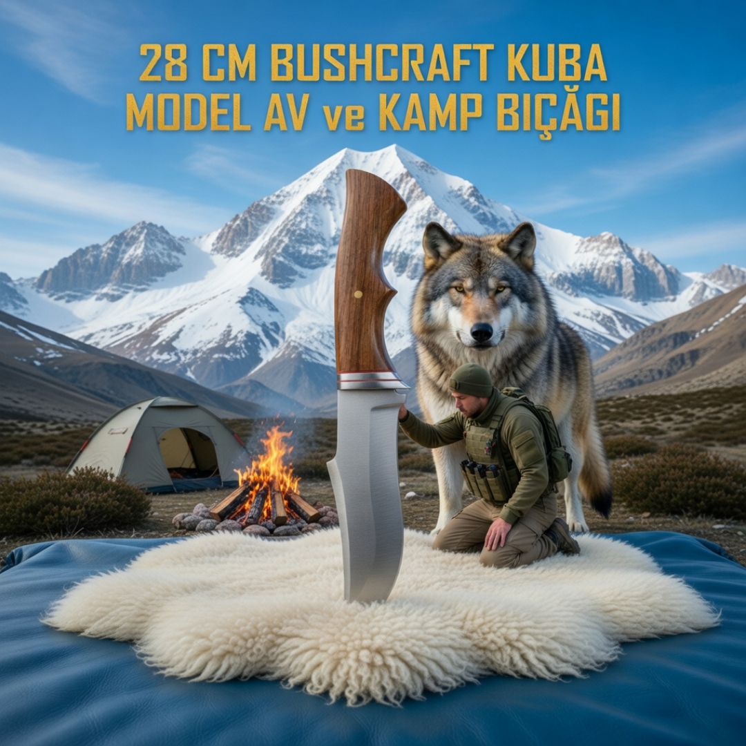 Bushcraft Kuba Model Av ve Kamp Bıçağı 28 cm