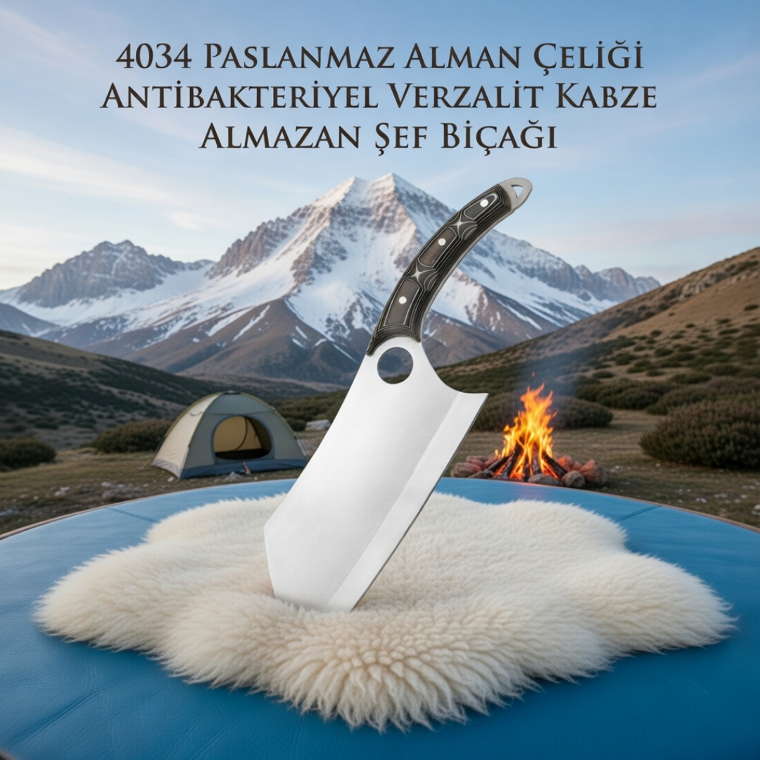 Viking Verzalit Satır Şef Bıçağı 31cm