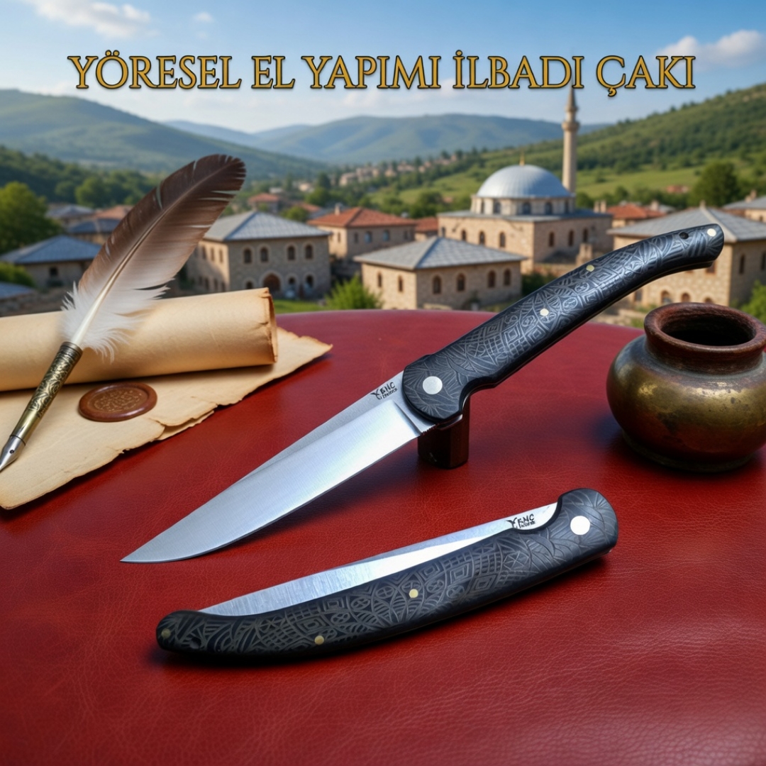 Yöresel El Yapımı İlbadi Model Çakı 30 cm