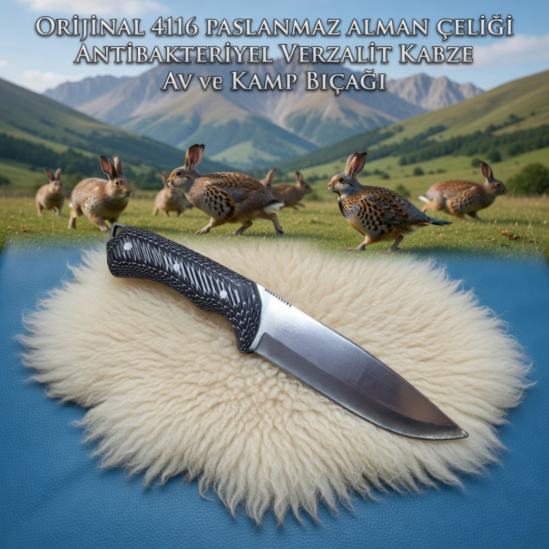 Bushcraft 25 Cm Av ve Kamp Bıçağı