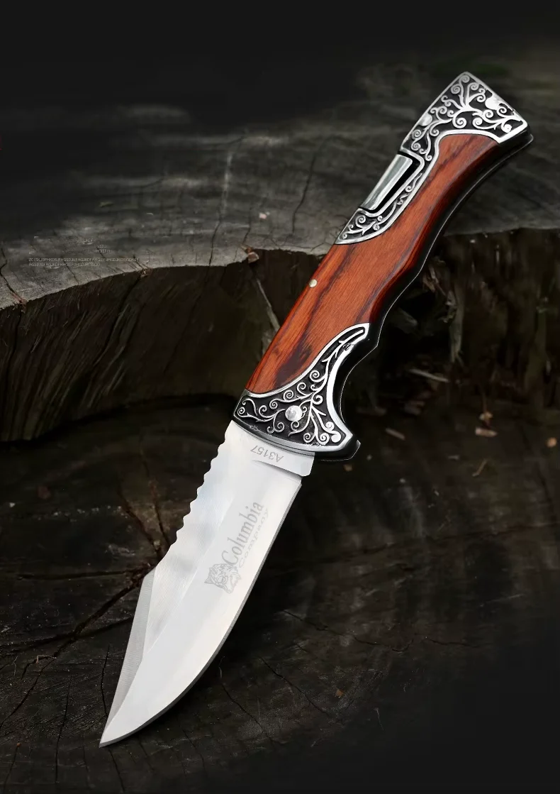 Columbia Avcı Çakısı Gül  A-3157-A -23 CM
