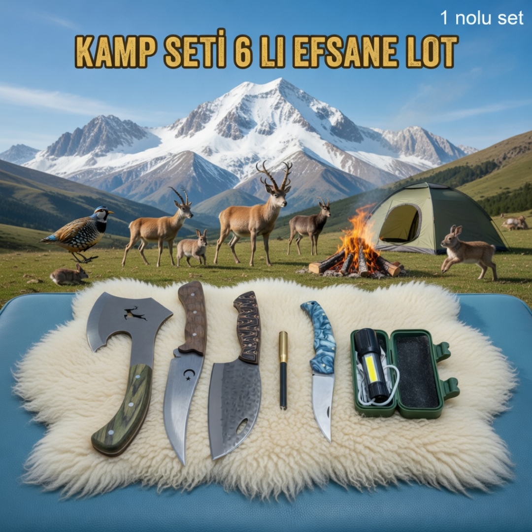 Kamp Seti 6 lı Efsane Lot