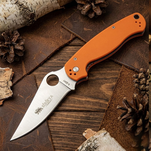 Sibirya 2241 Spyderco Outdoor Kamp Çakısı 21,5 cm